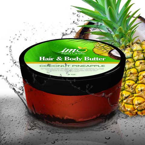 8oz Beauty Coconut Pineapple Hair and Body Butter - ImoNatural